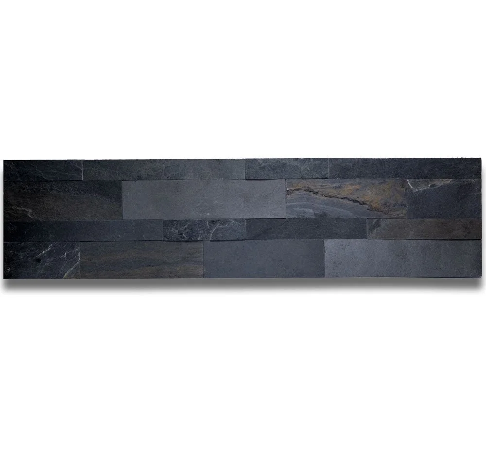 Natural Slate Peel and Stick Wall Tiles