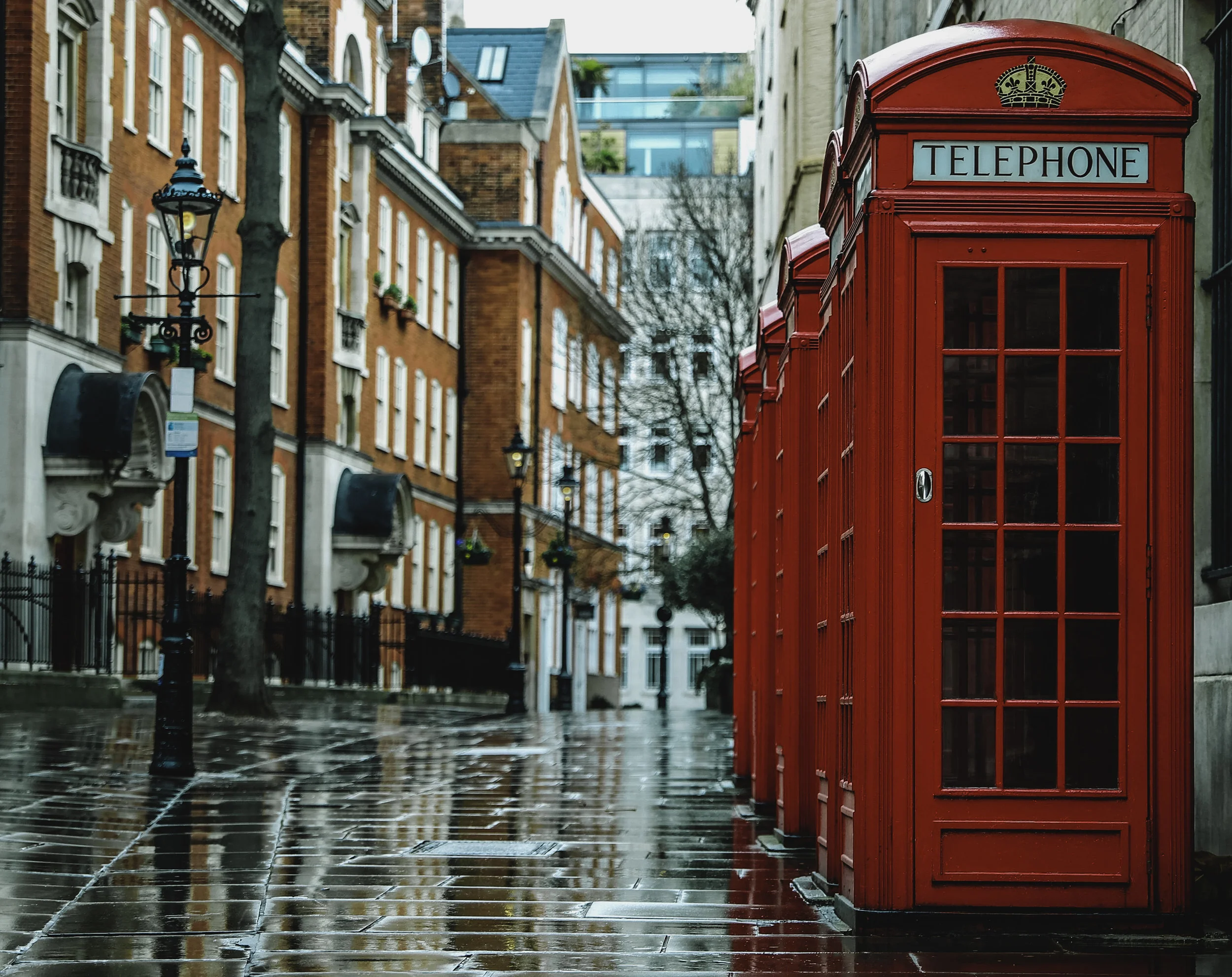 Telephone Booths in Covent Garden