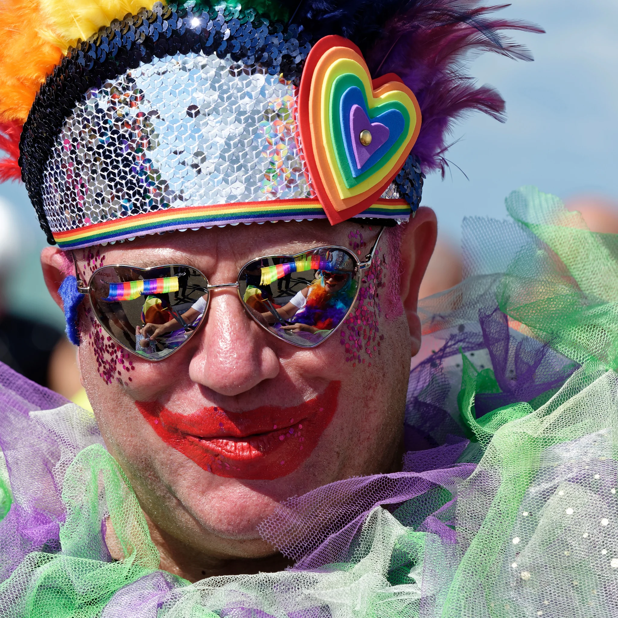 Getting ready for Brighton Pride