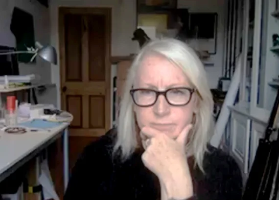 Dr. Susan Bright - Web-screenshot 3rd October, 2018 presentation to Falmouth Flexible MA students