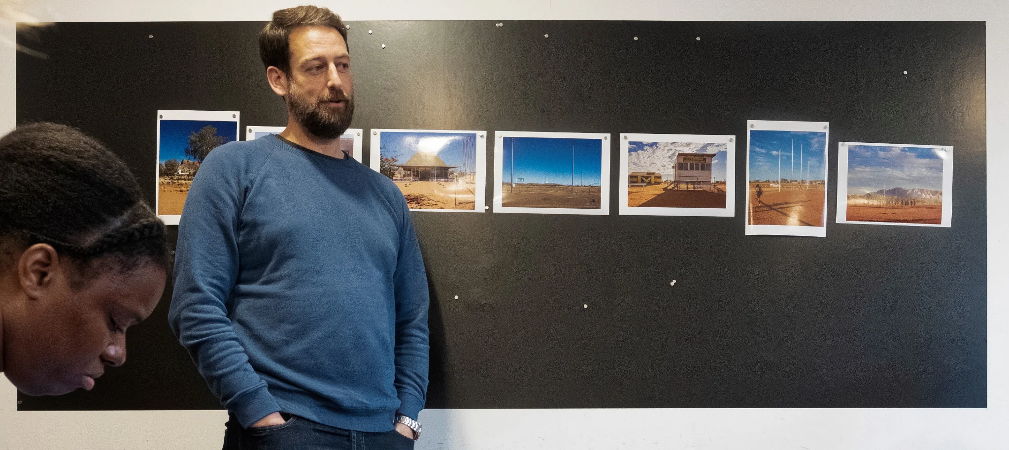 Tim presenting to PhotoFusion members, Graham Land, 6th October, 2018