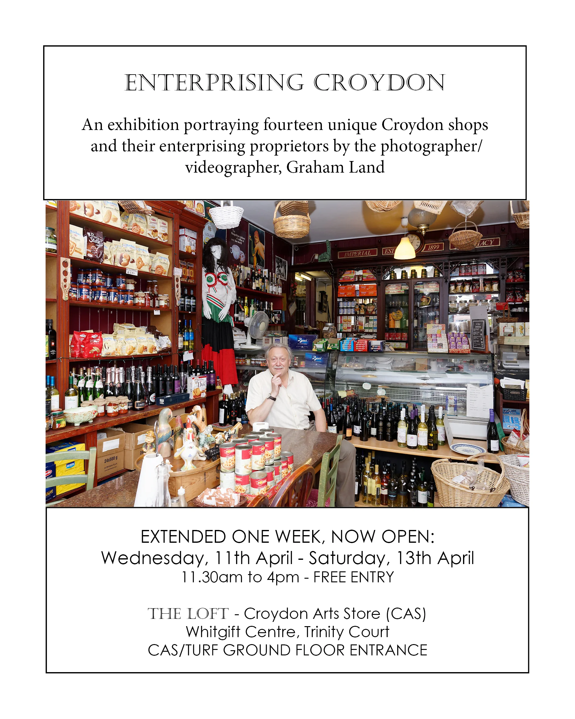 In Design created poster for distribution in A4 and A5 sizes. Graham Land, April, 2019