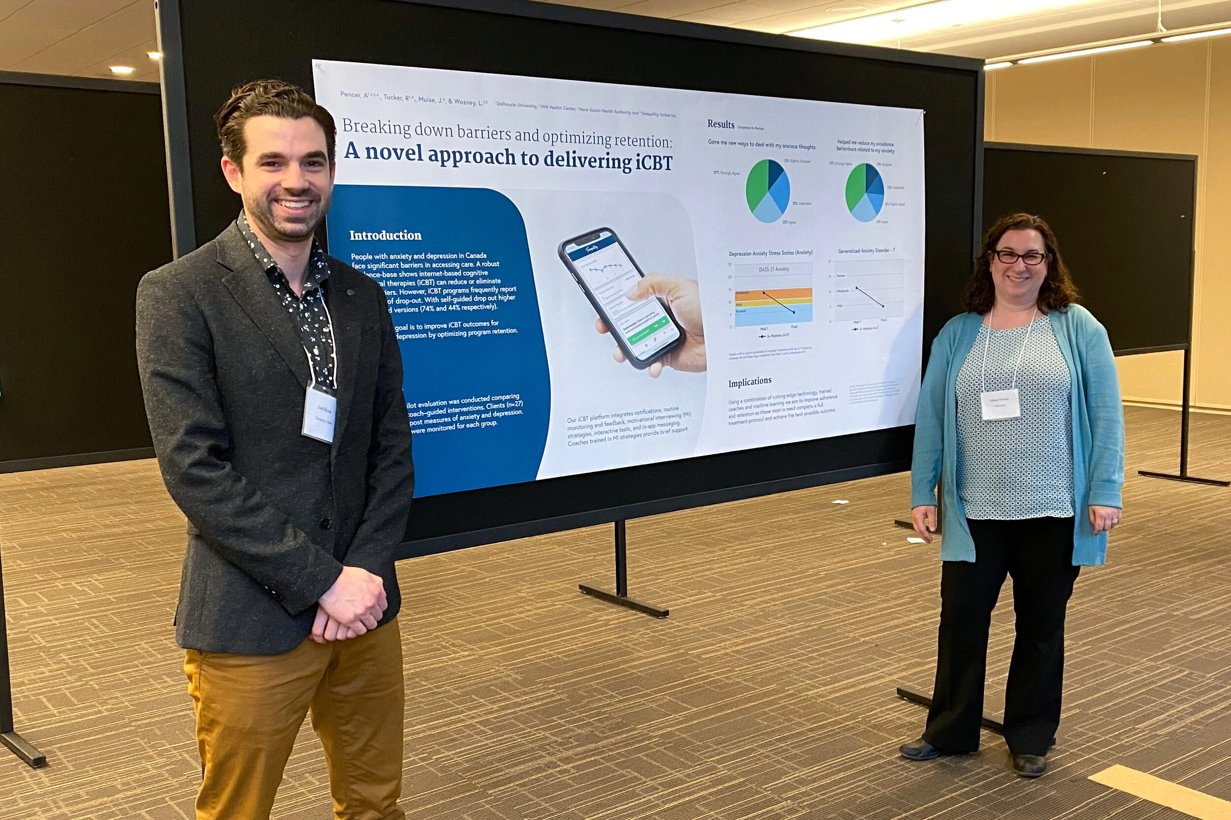 Tranquility presents Pilot Study Poster @ 9th Annual eMental Health Conference