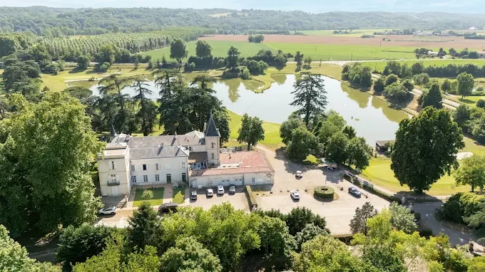 on the magnificent grounds of the Château d'Allot, surrounded by centuries-old cedar trees