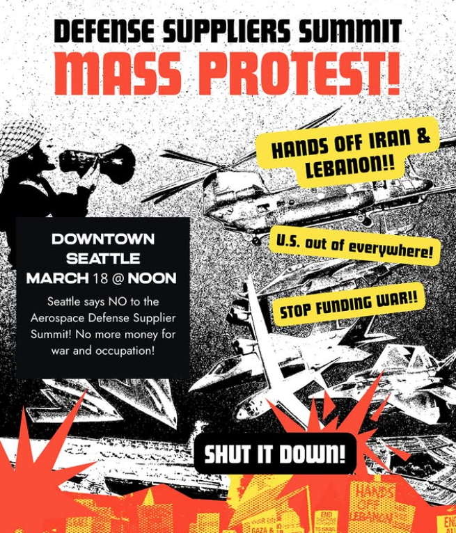 Protest the Boeing Weapons Suppliers Summit 