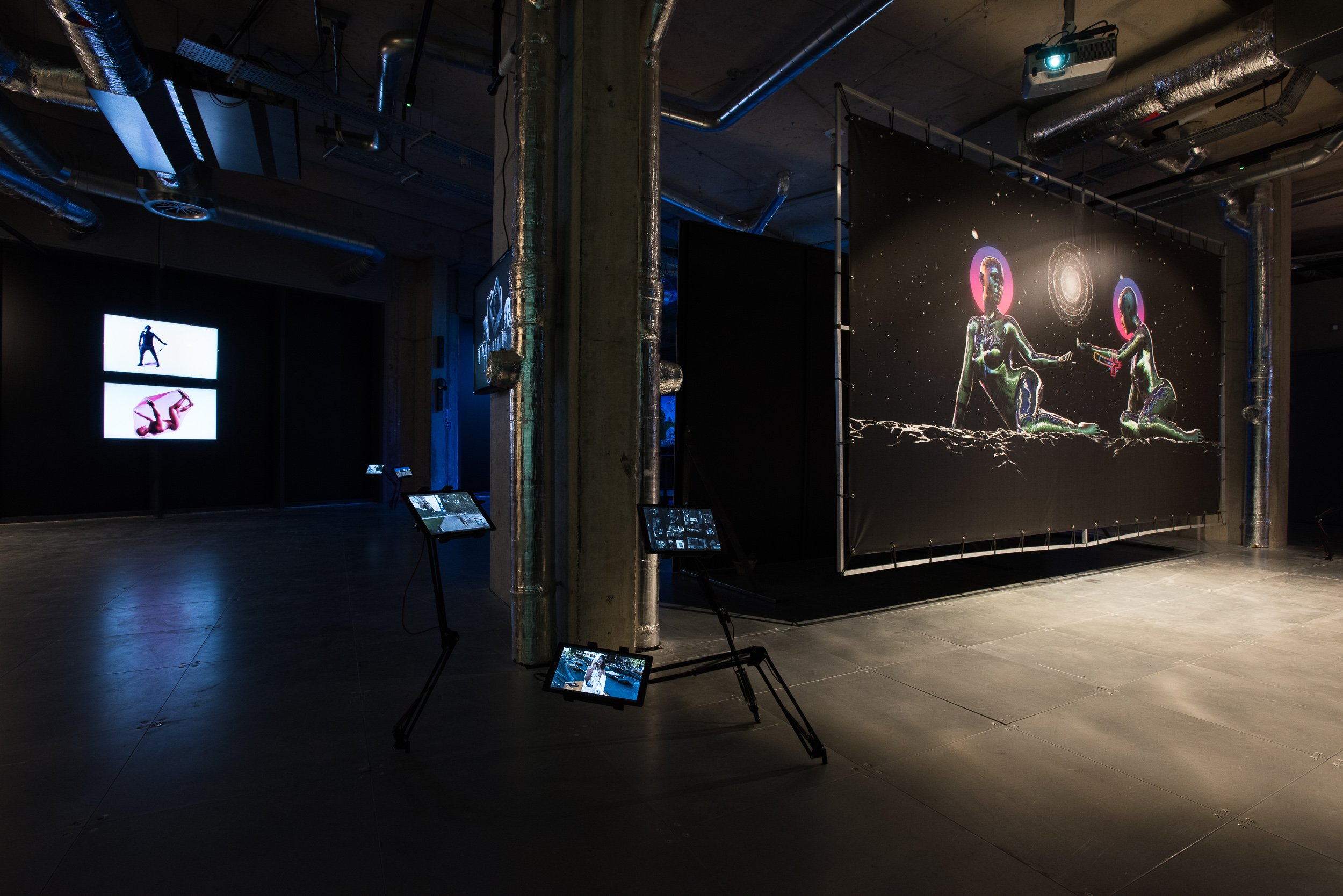 Installation view of Power Play (2020), arebyte Gallery, London. Image: Max Colson. (Copy)