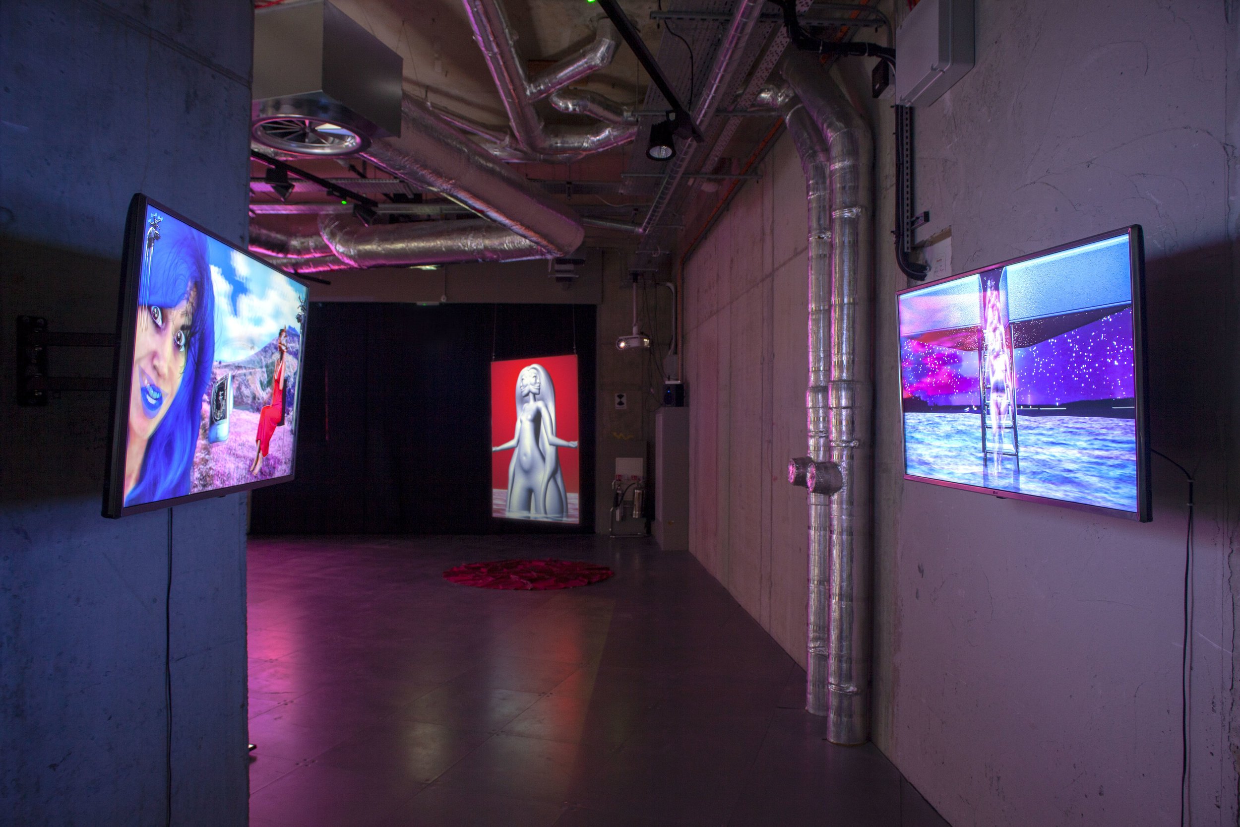 RE-FIGURE-GROUND, 2019. Installation view, arebyte Gallery, London. Image: Christopher MacInnes.