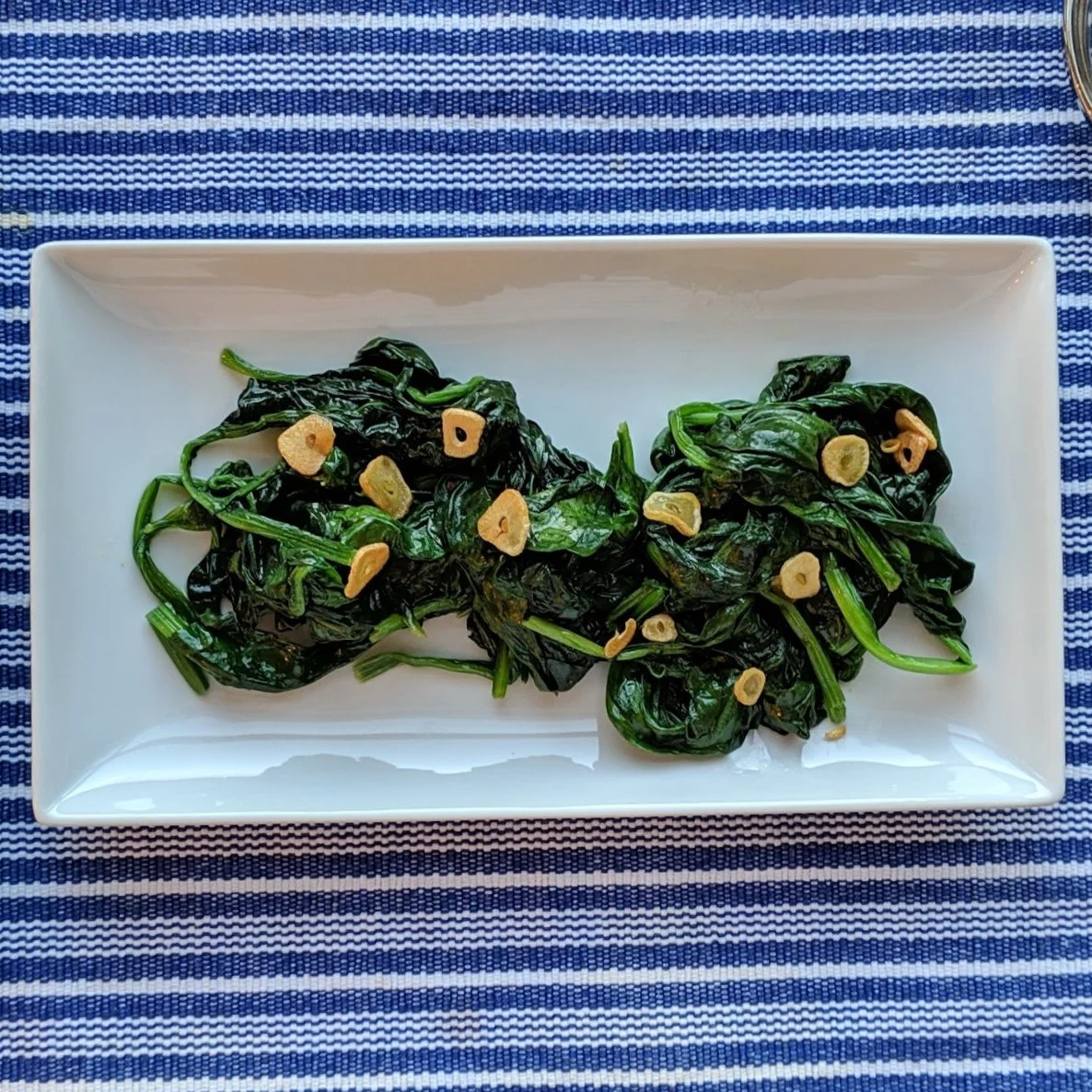 Sauteed Garlic Spinach