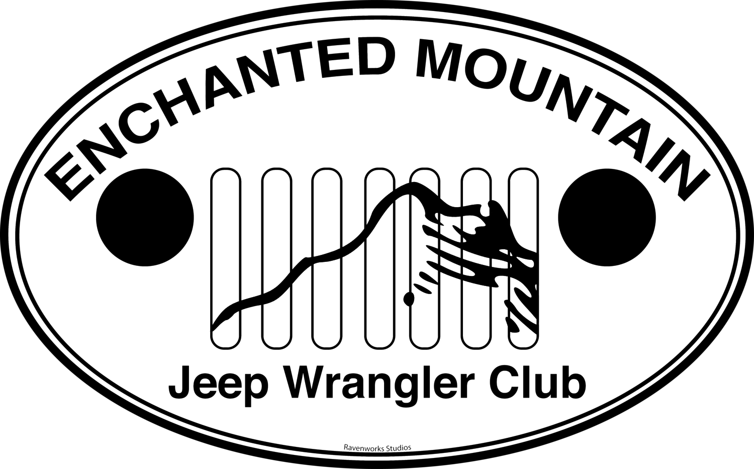 Logo design for Eastern Mountain Jeep Club stickers