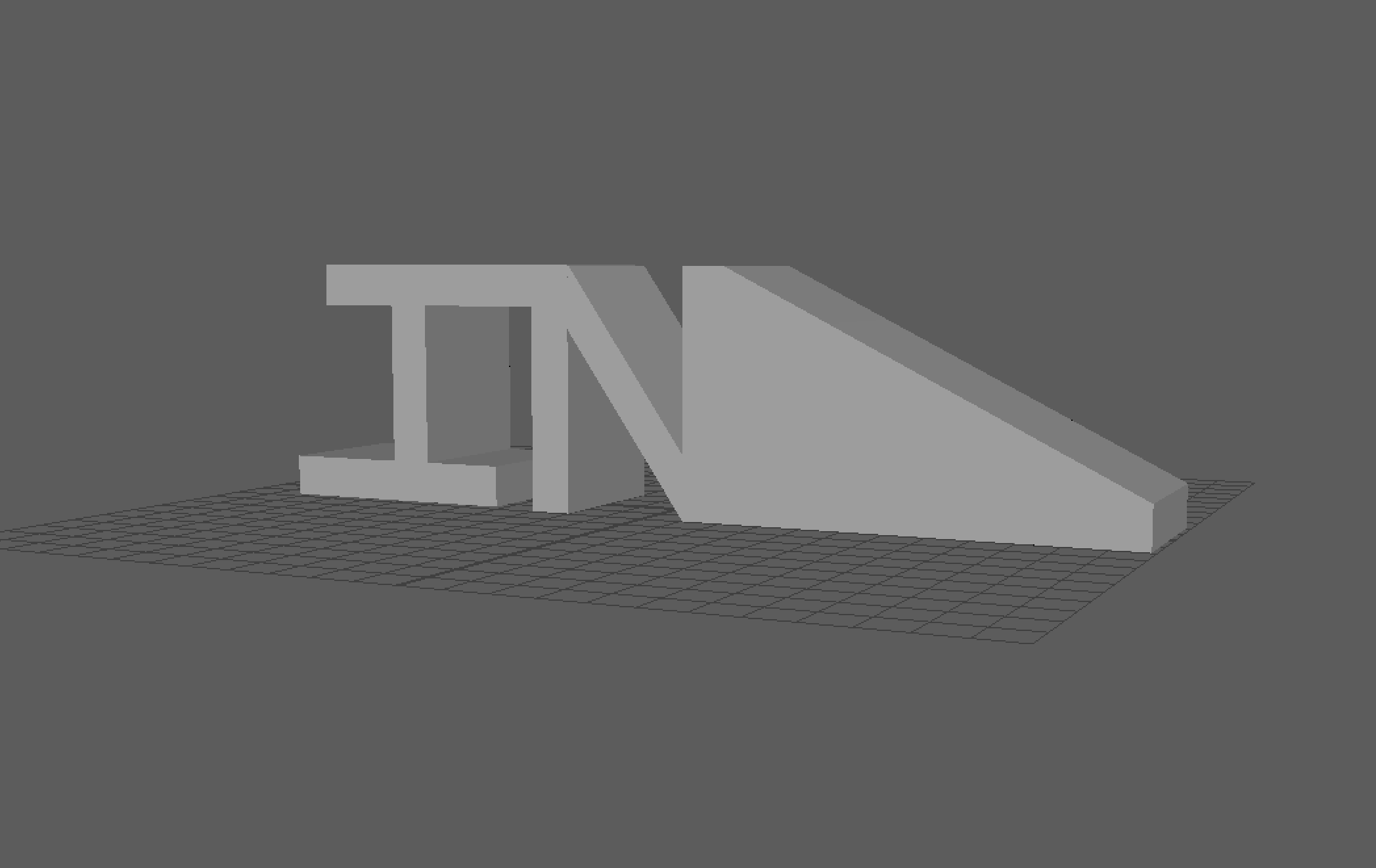 Finished In Motion 3D icon model in Maya.