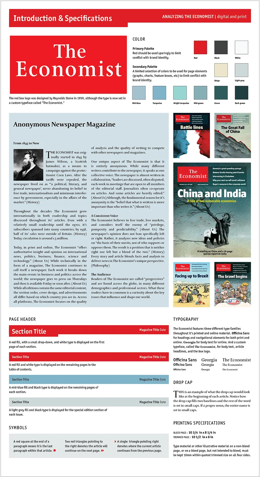 Broadsheet 1 - Introduction and Specifications