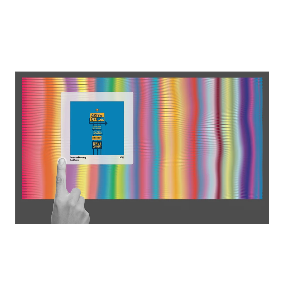 When hovering over a specific spot, the user sees the artist, album, album art, and its’ ranking within the organization method. By tapping the album art, the user would be prompted with the ability to play the album through native platform. This interface allows for multiple other interactive possibilities with the data.