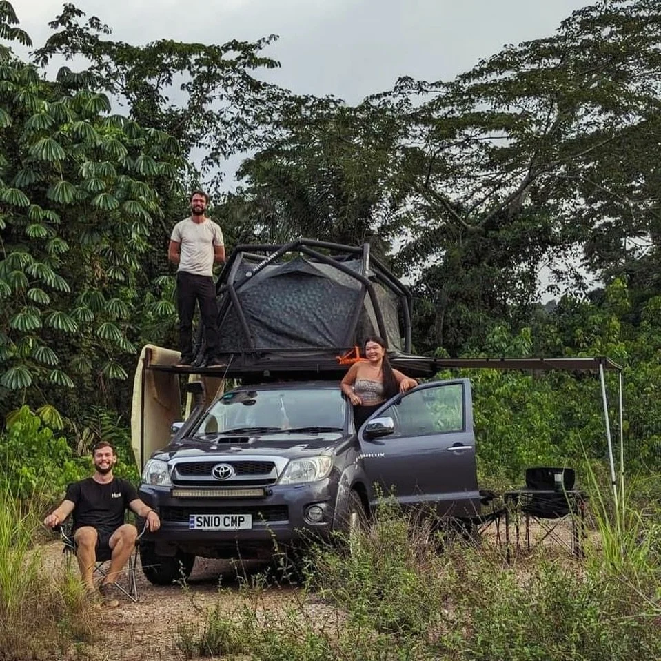 Joining us for a Stellenbosch Winelands Experience this week is the crew from @london.2.capetown 🇬🇧 🇿🇦

Karen, James &amp; Spence set off in their beloved Edna, a 2010 Toyota Hilux, in March and reached the Mother City in just 104 days. Edna&rsqu