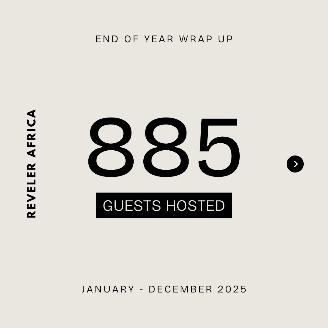 REVELER 2026

Numbers are only a part of the story. To our guests, returning Revelers, guiding family, partners, and friends. Thank you for trusting us with your time in this part of the world and for being part of the journey

Here&rsquo;s to more m