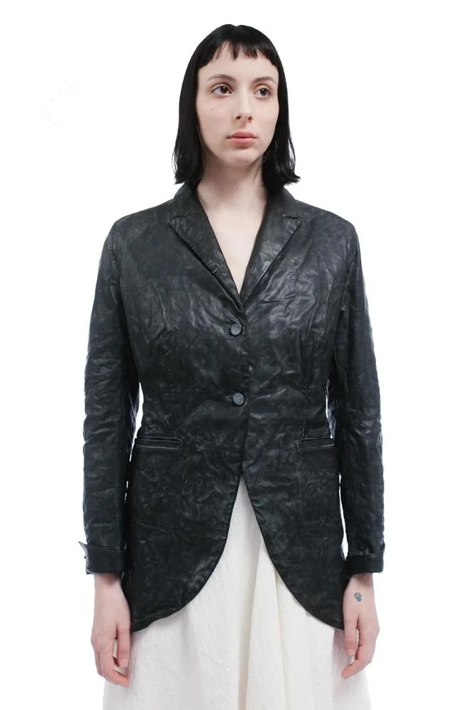 Layer-0 Блейзер из кожи теленка