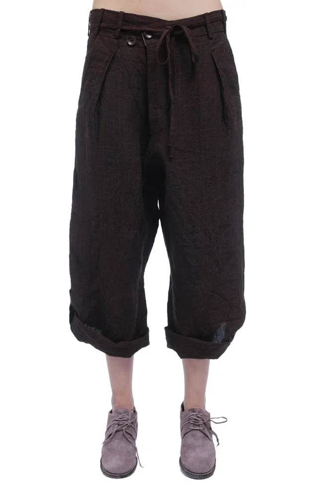 Atelier Suppan Брюки-кюлоты из льна
