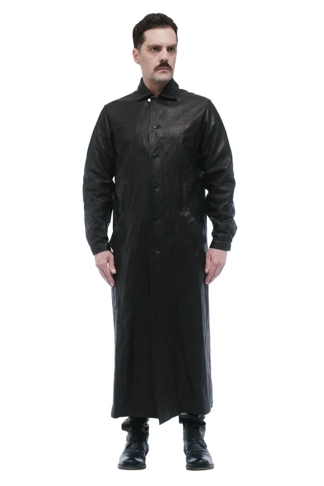 M.A+ by Maurizio Amadei Плащ из коровьей кожи