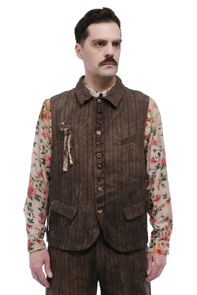 Archivio J.M. Ribot Жилет из льна