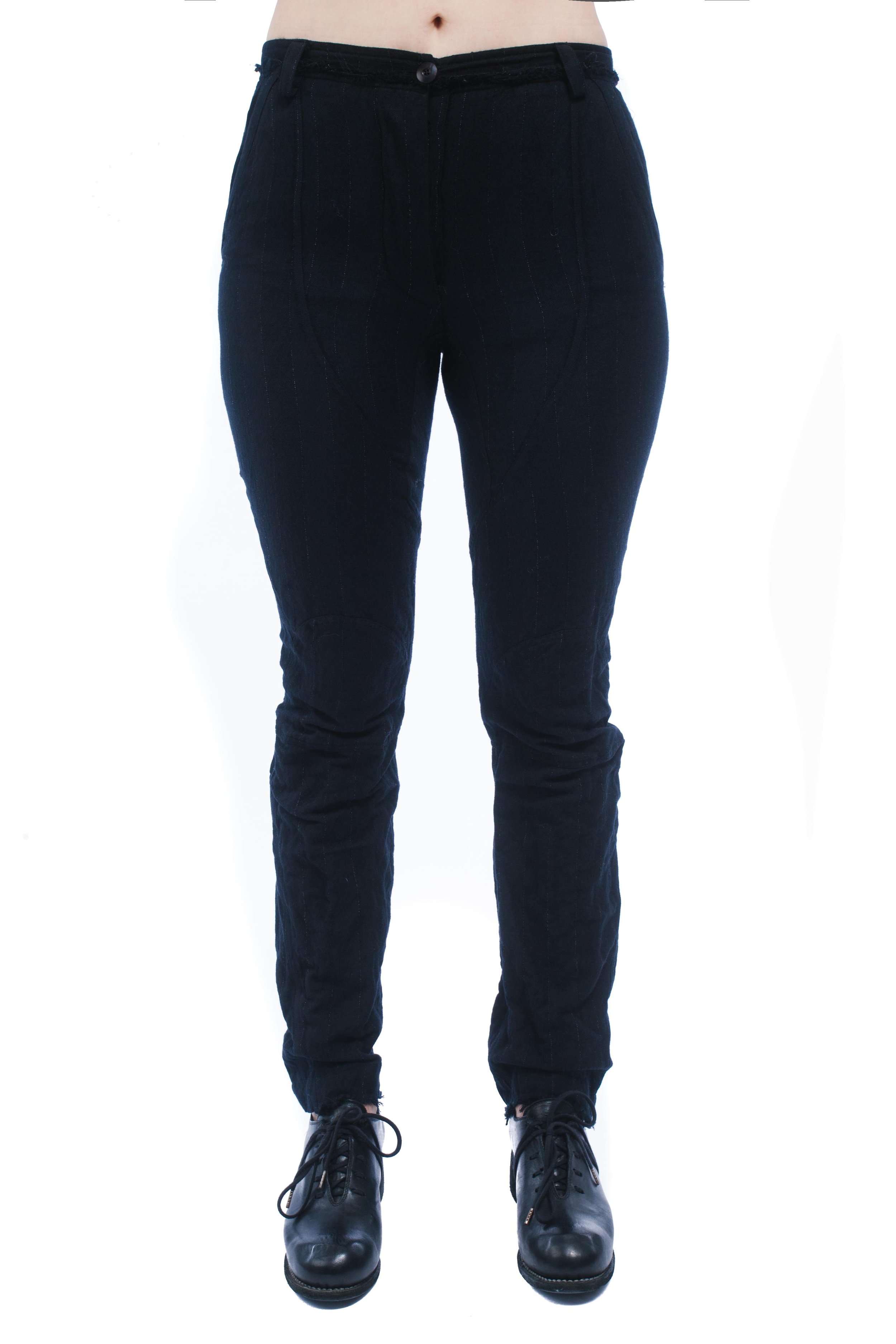 Marc Le Bihan Брюки из шерсти в полоску