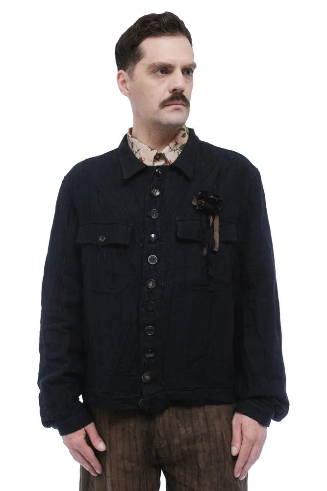 Archivio J.M. Ribot Куртка из хлопка и льна