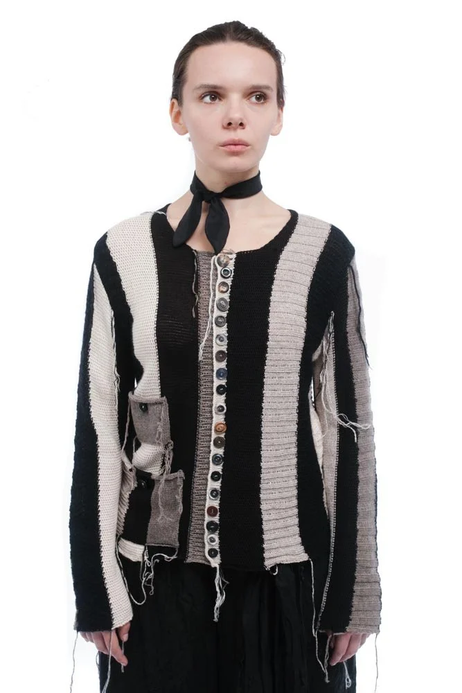 Archivio J.M. Ribot Кардиган из смеси мохера и кашемира