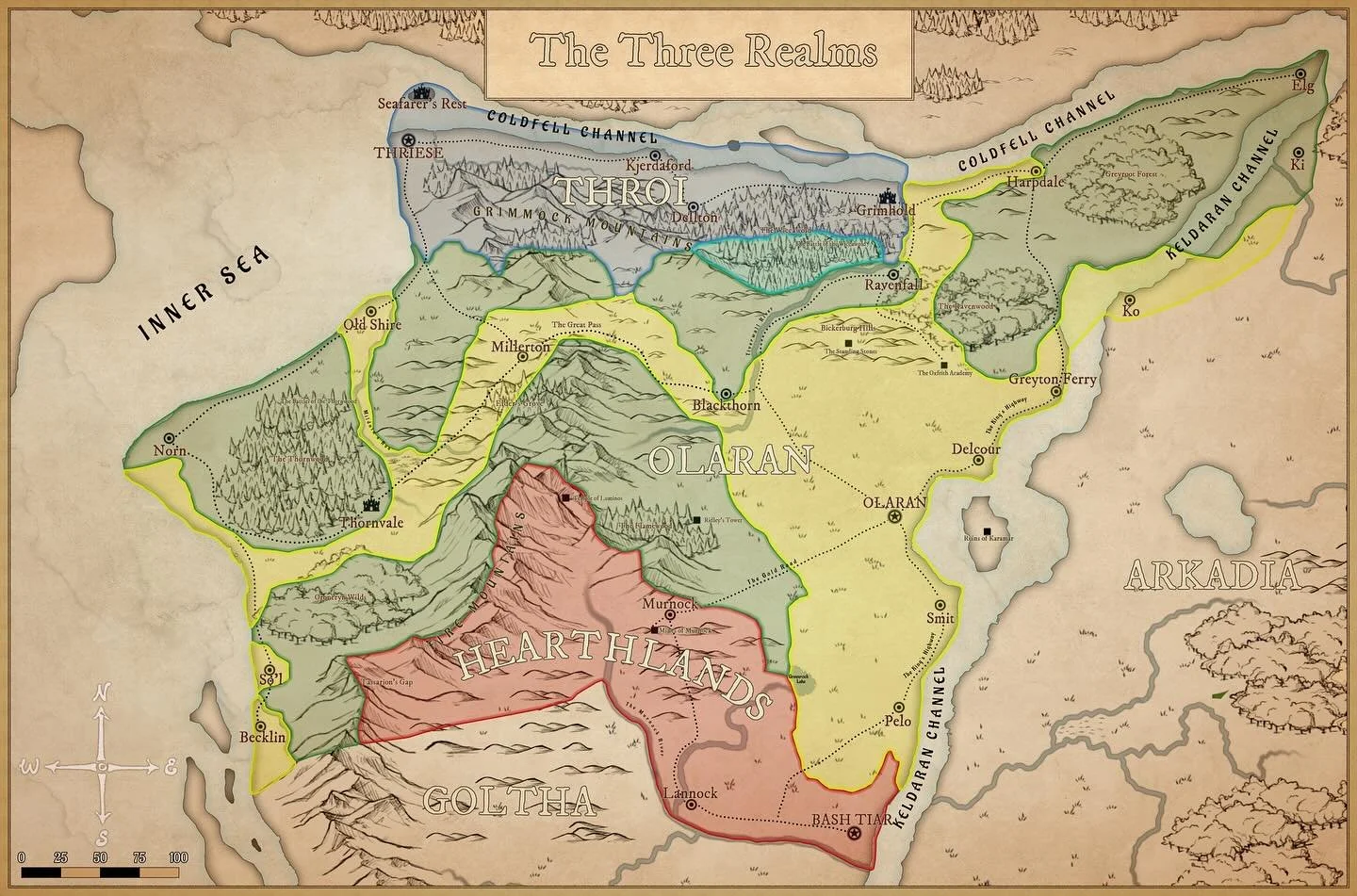 In the Year of Light 1125, over a thousand years after the unification of Olaran under its first king, the country is more divided than ever before&hellip; now each faction has its own territory, divided by differing ideals, fated to fight against th