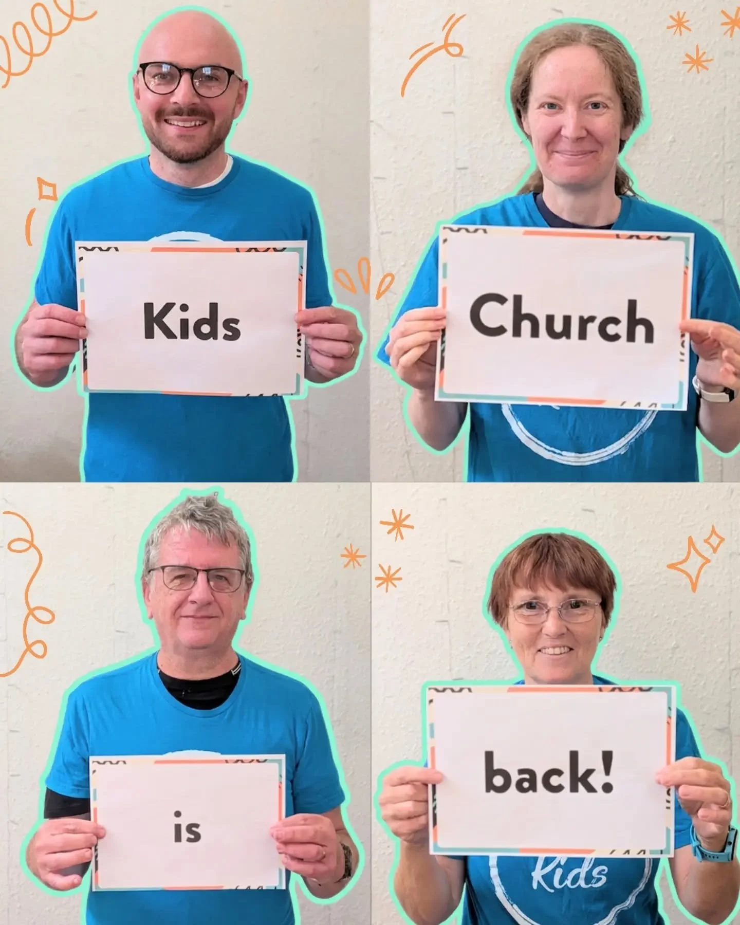 It's official...kids church is back tomorrow! The team are so excited to kick off a new term with you! Get ready!! 🎉

And to top it off...there will be bacon butties before the service! 🥓

See you Sunday at 10 for a 10.30 start! 👋🏻