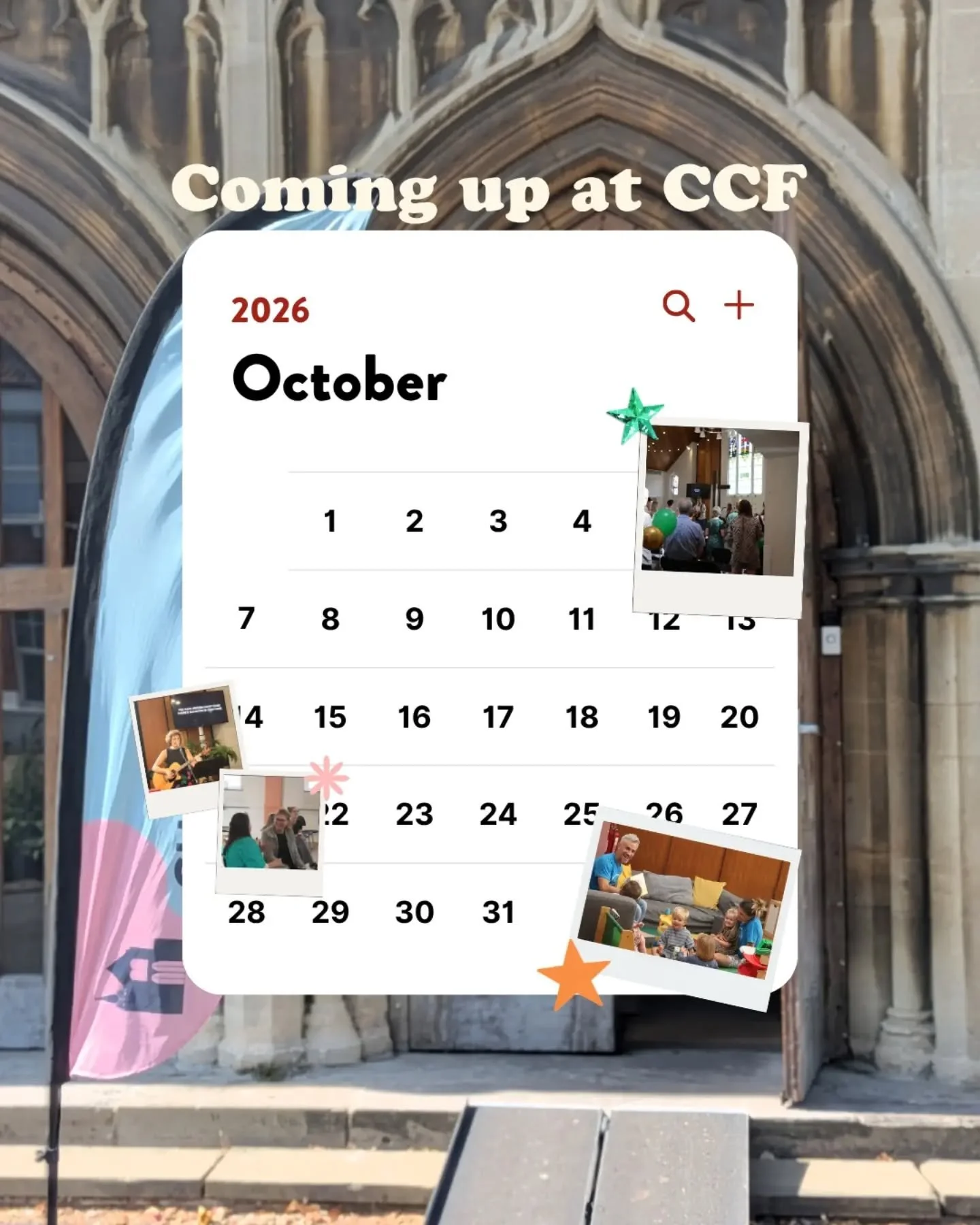 October here we gooo! 
Can't wait to see you at all we have on this month ✨🙌🏻 get involved!