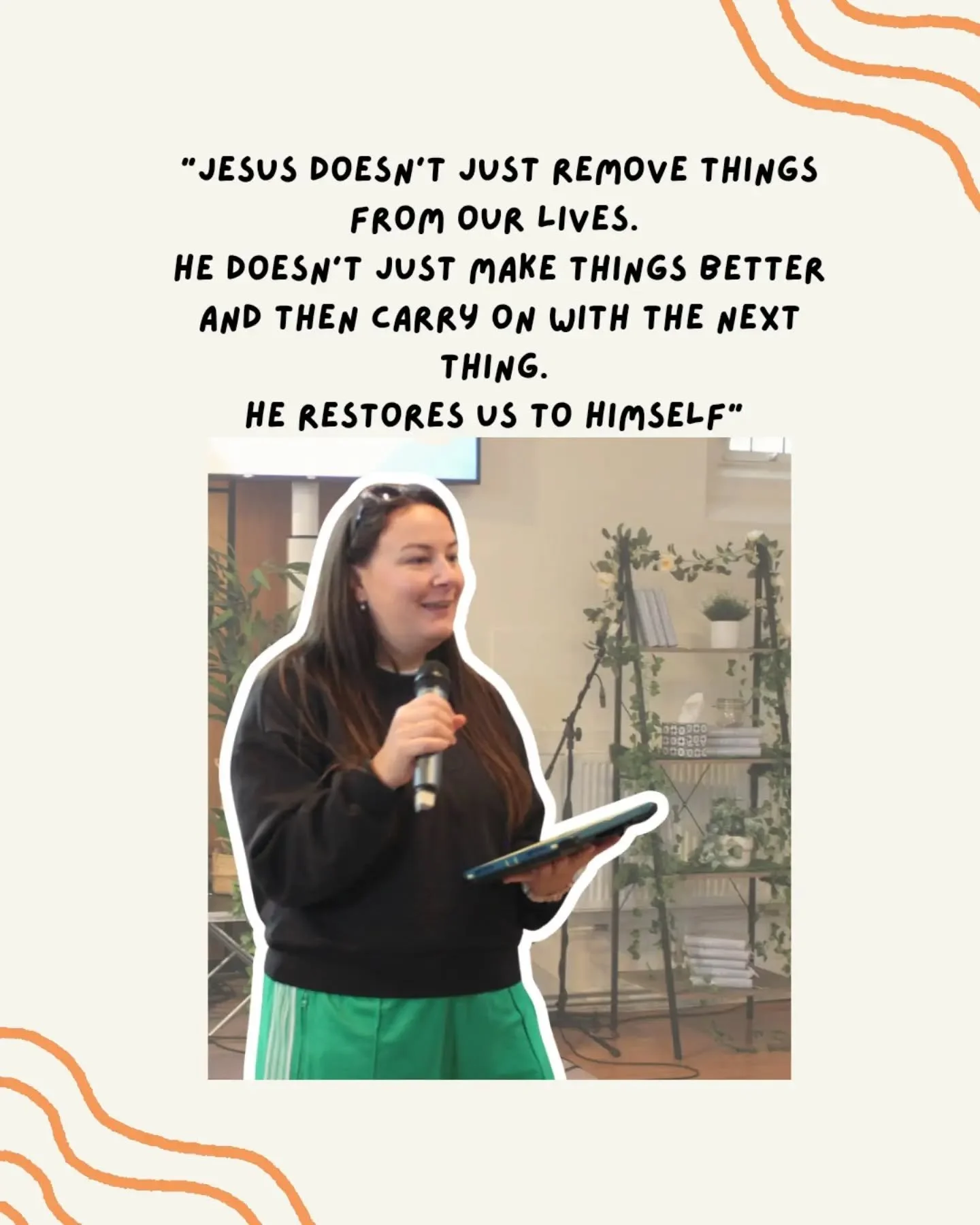 Throwback to a few weeks ago when Sarah shared more in our Luke series:

&bull; Jesus meets us in our brokenness.
&bull; Jesus has authority where we have weakness.
&bull; Jesus restores us, not just rescues us🙌🏻

Get ready for more on Sunday! Ev