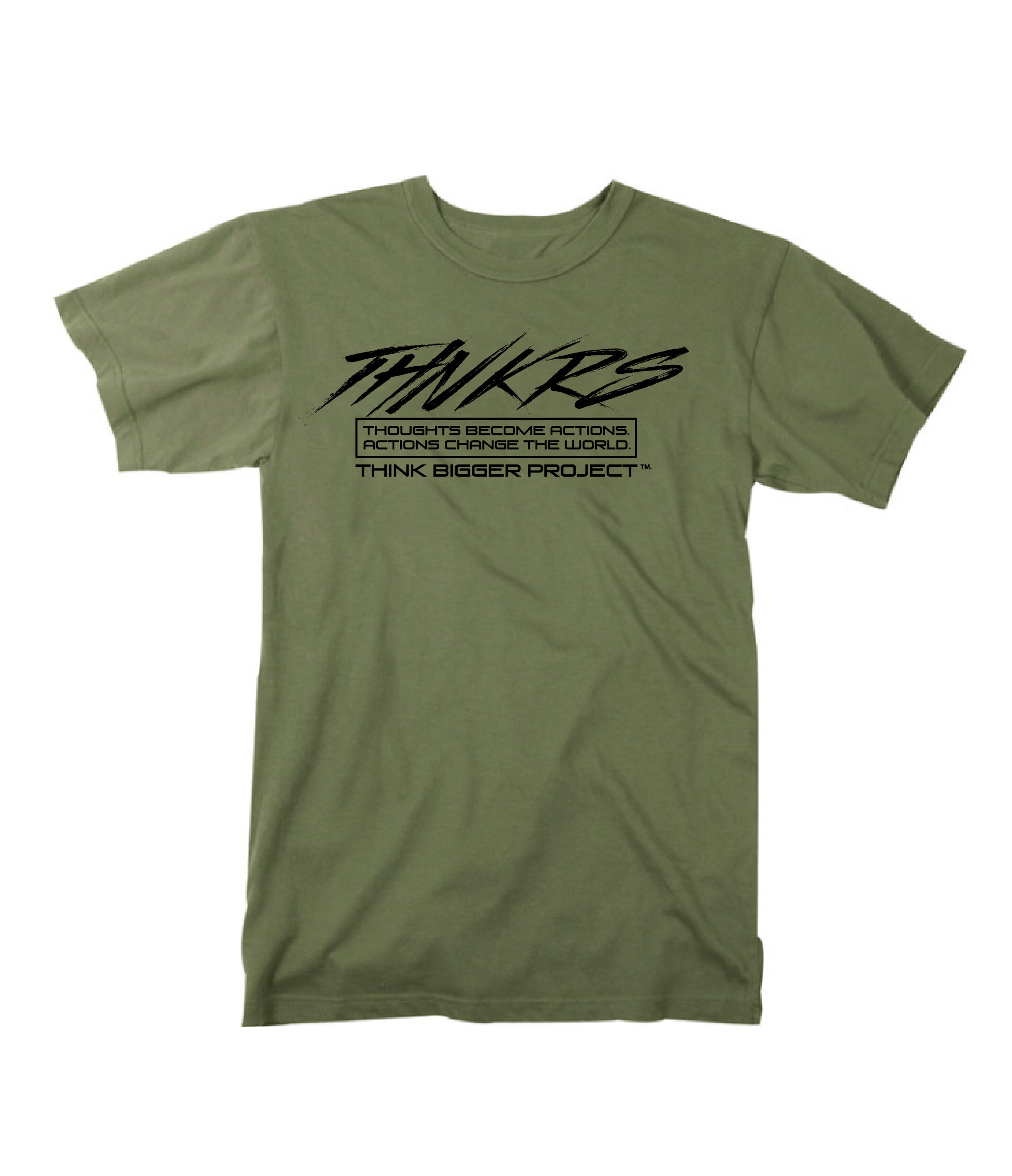 THNKRS tee - Military Green