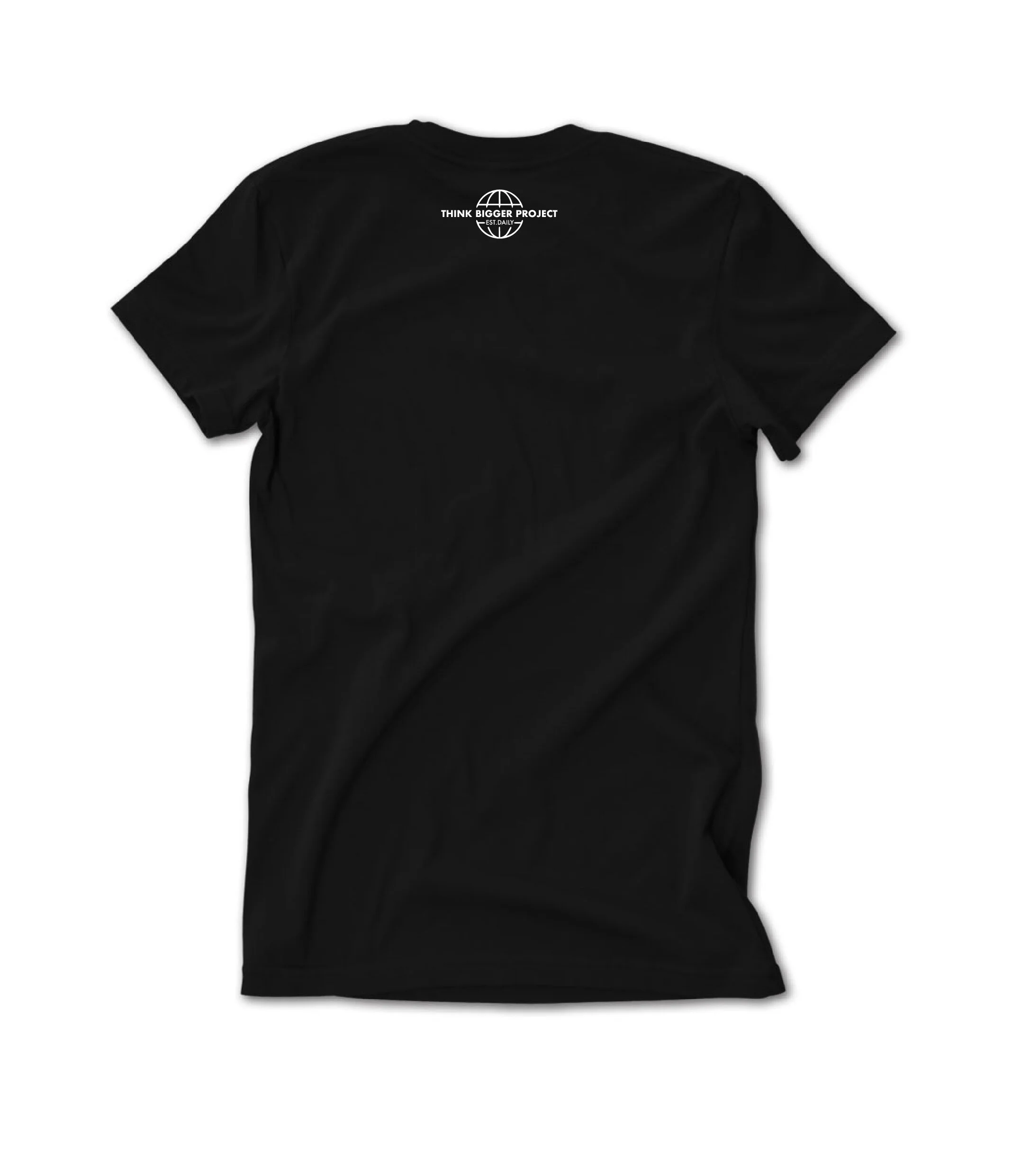 THINK BIGGER PROJECT globe tee, rear.JPG