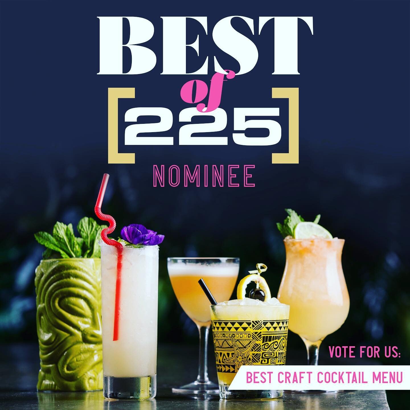 Last day to vote for @225batonrouge &ldquo;Best Of&rdquo; issue is tomorrow! Please, consider us for the below categories!

🧑🏼&zwj;🍳Best Chef @chef_thiennguyen 
🍹Best Craft Cocktail Menu
🍣Best Sushi @intrikiit 
🍜Best Vietnamese 

#eatsoji 
#eat