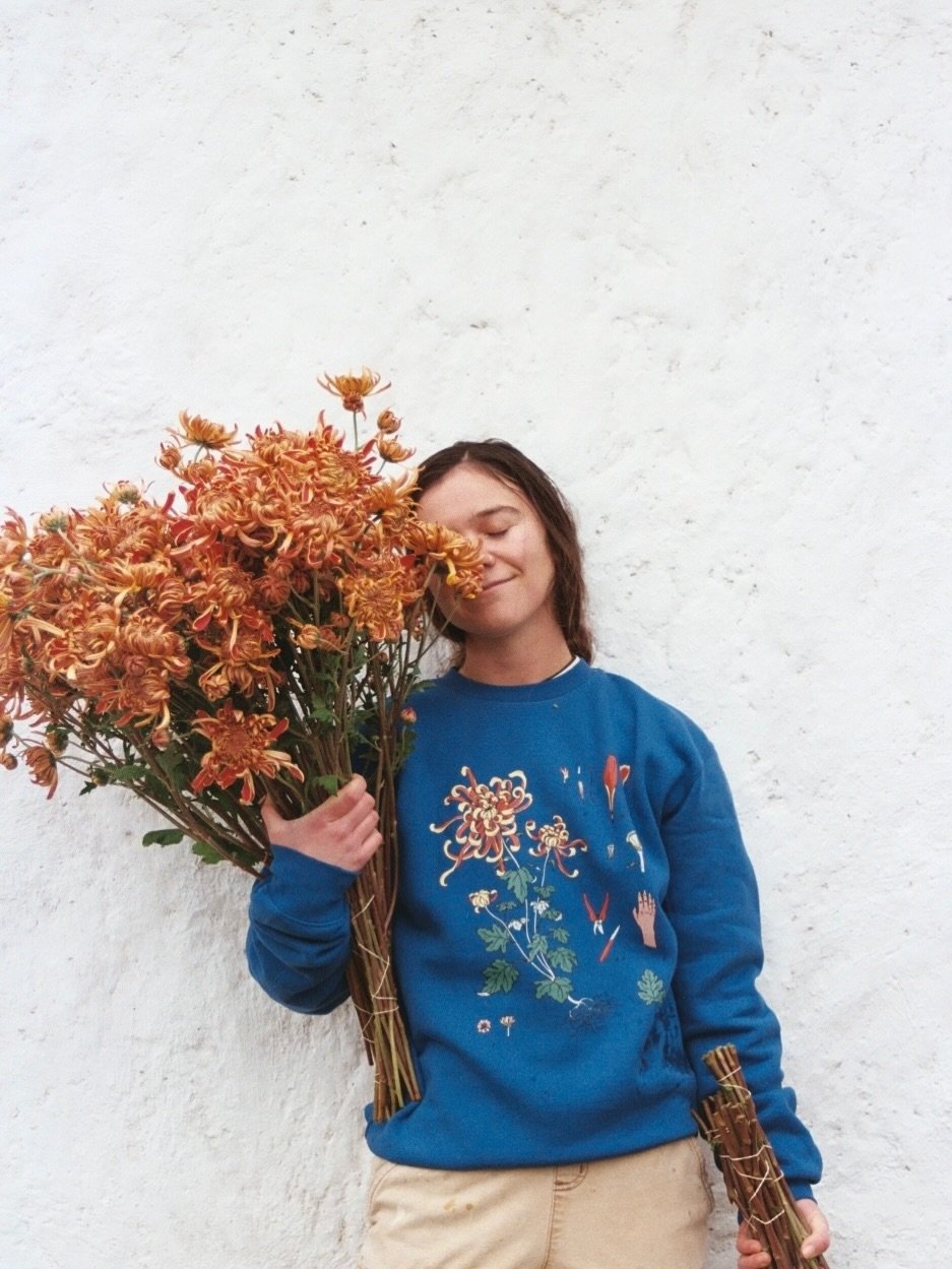 I cut the very last of the heirloom chrysanthemums today to hoard for nothing in particular. Right before the single digit cold arrives this week. The kind of cold that can swim through solids and grow a second coat on the cat. 

Almost a year ago, l