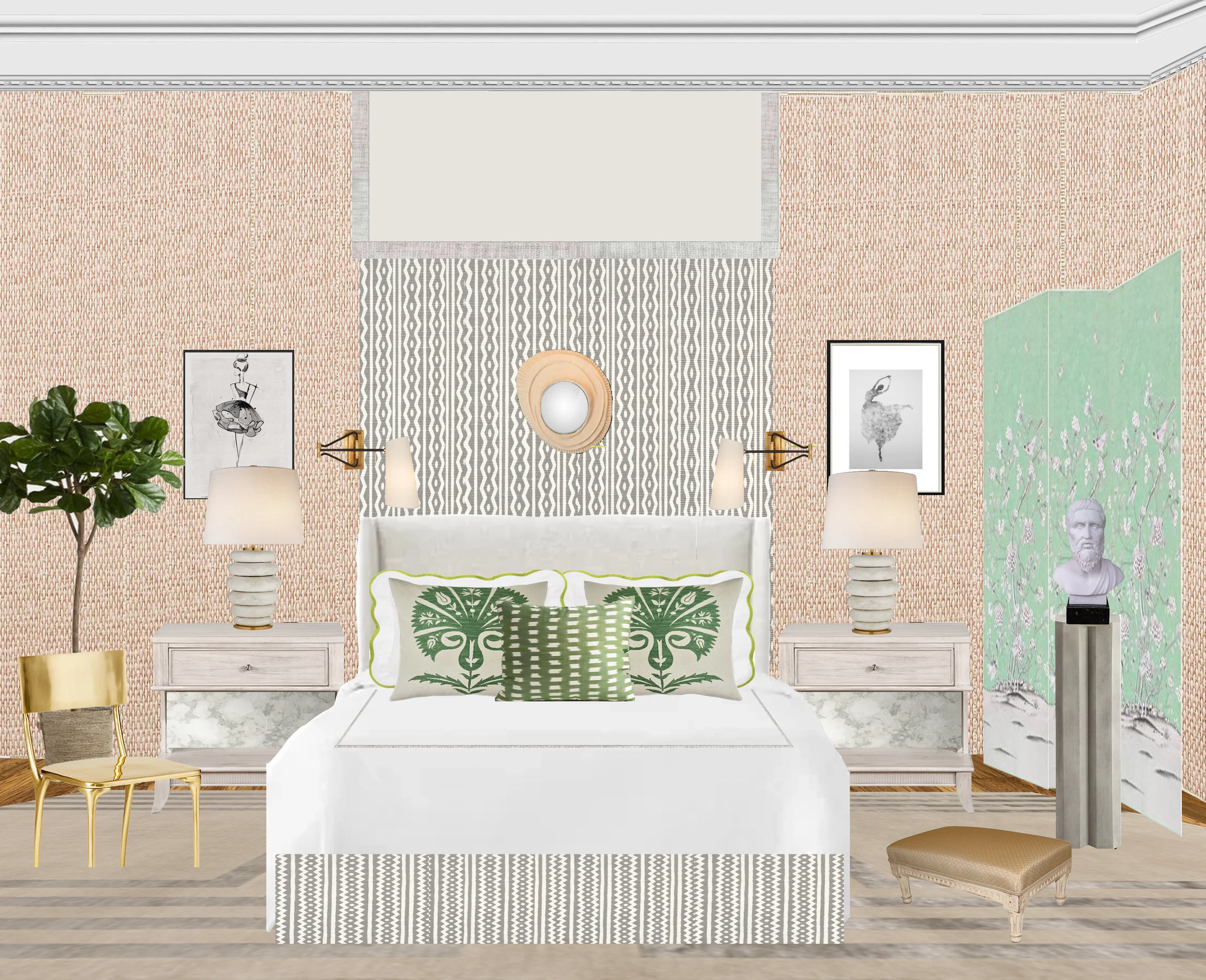 Julie Paulino Designs a Bedroom For Columbus Designer Showcase