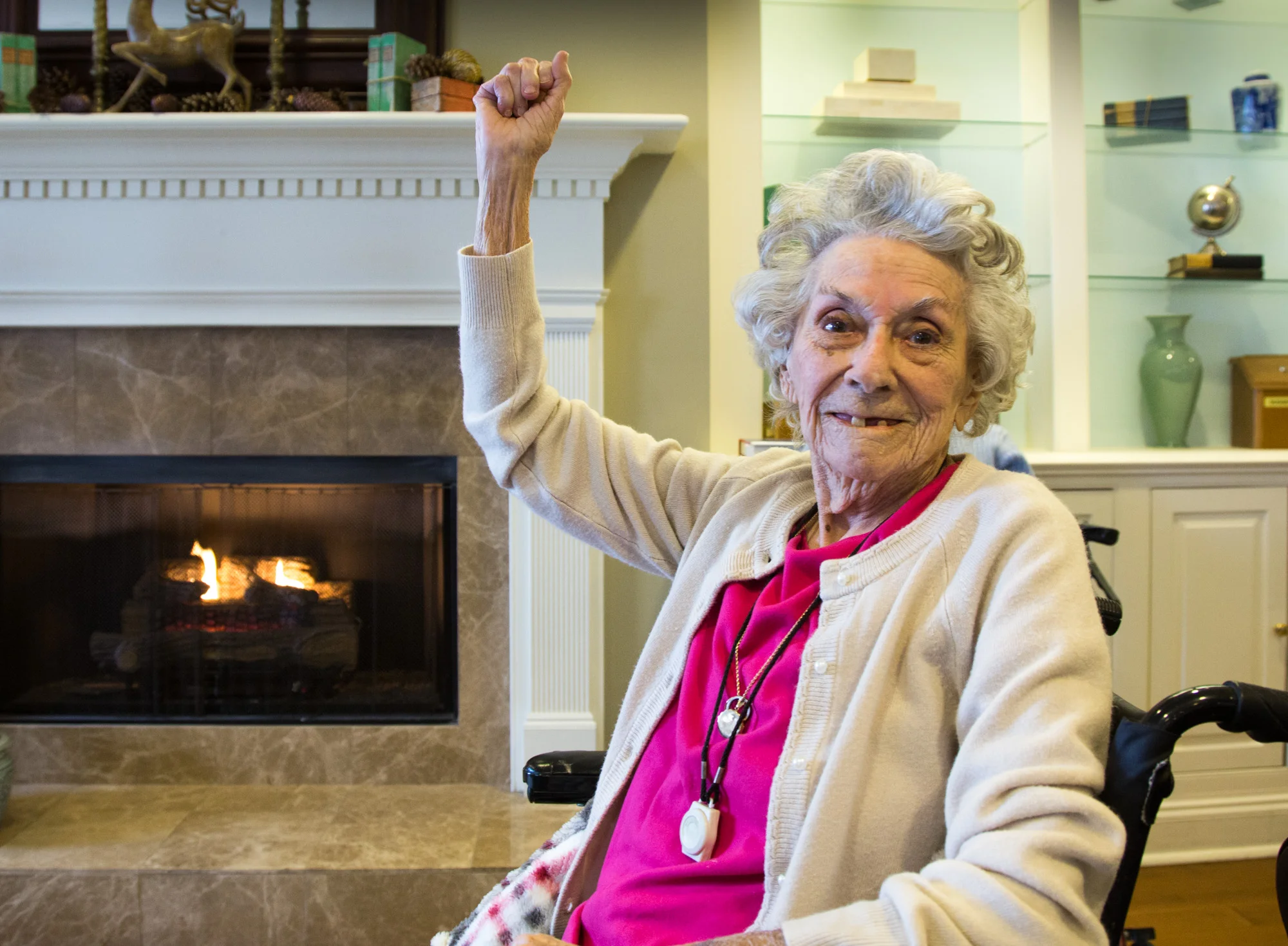 My mother, Blanche, at 99yrs old