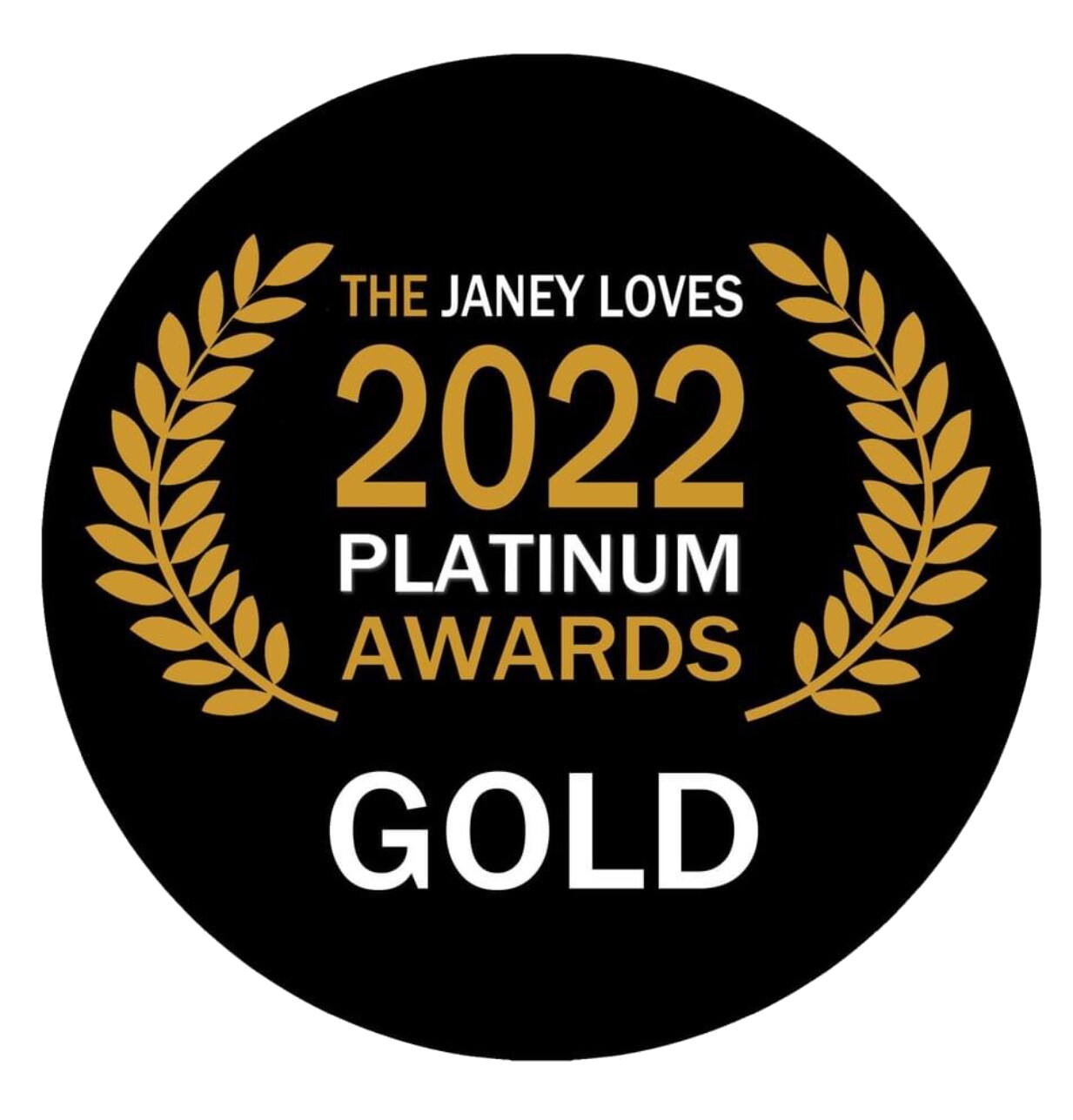 Janey Loves 2022 Platinum Awards Gold Transparent Background.png