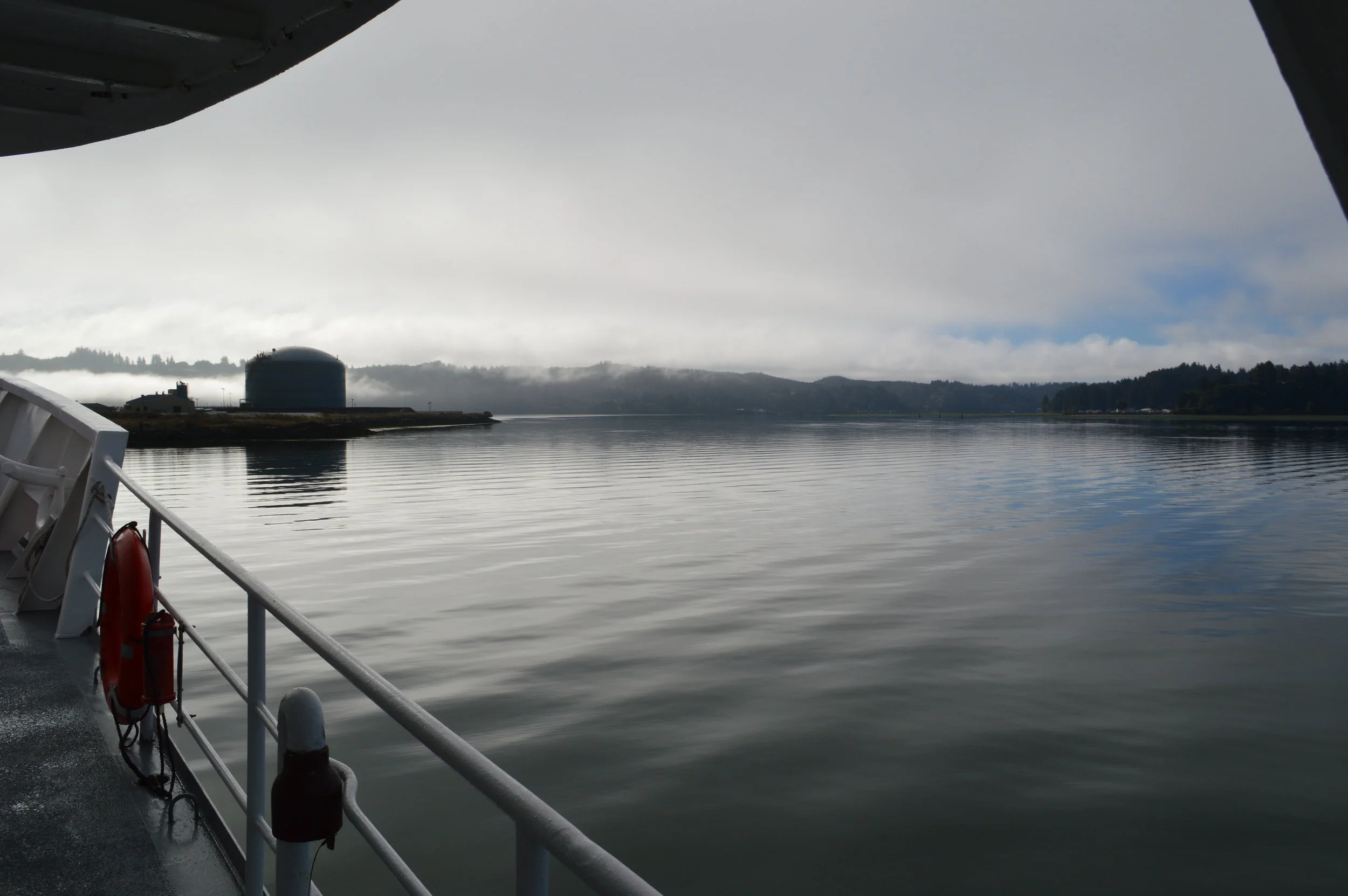 Docked in Newport, OR during a marine mammal survey.