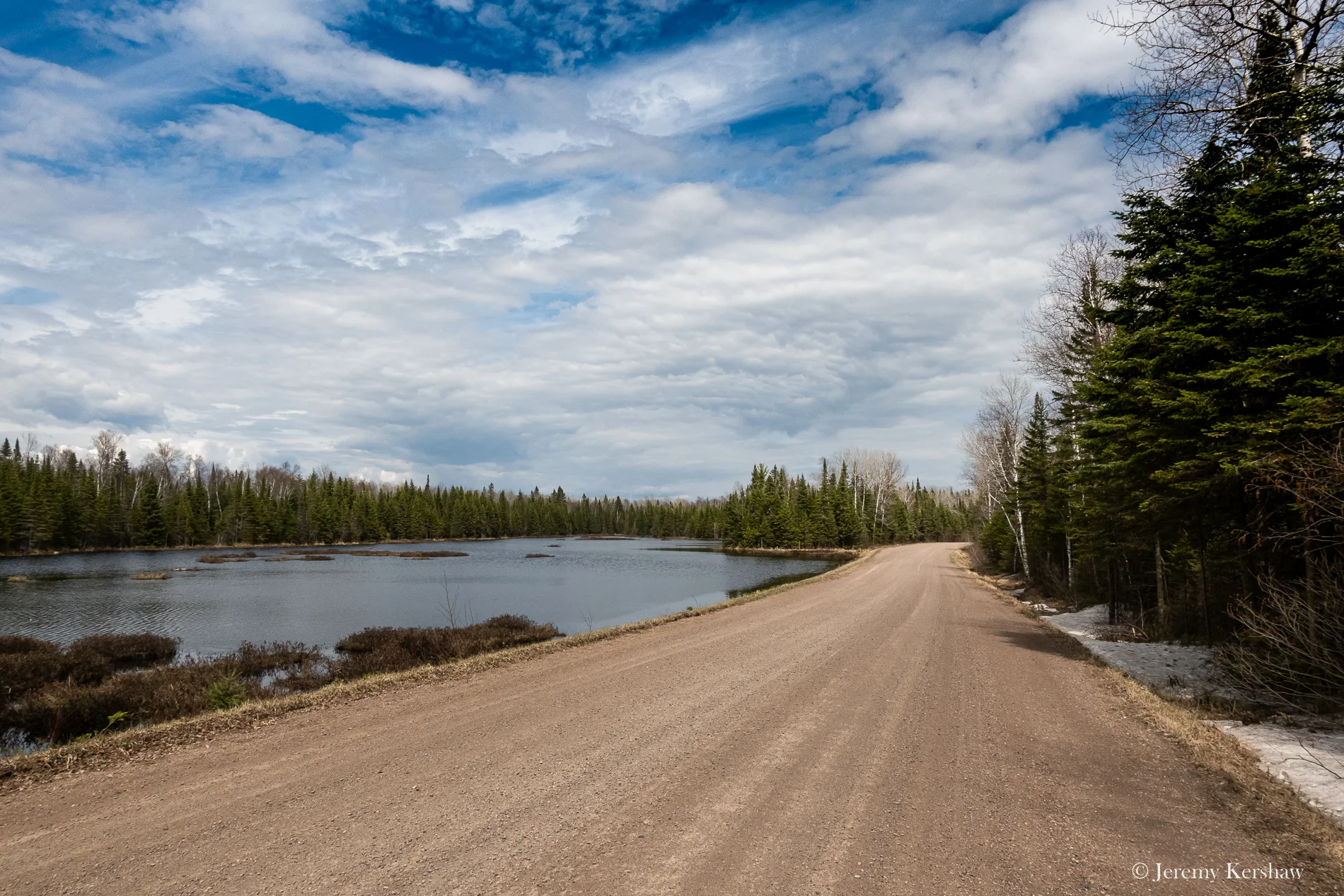 Miles of Northwoods gravel