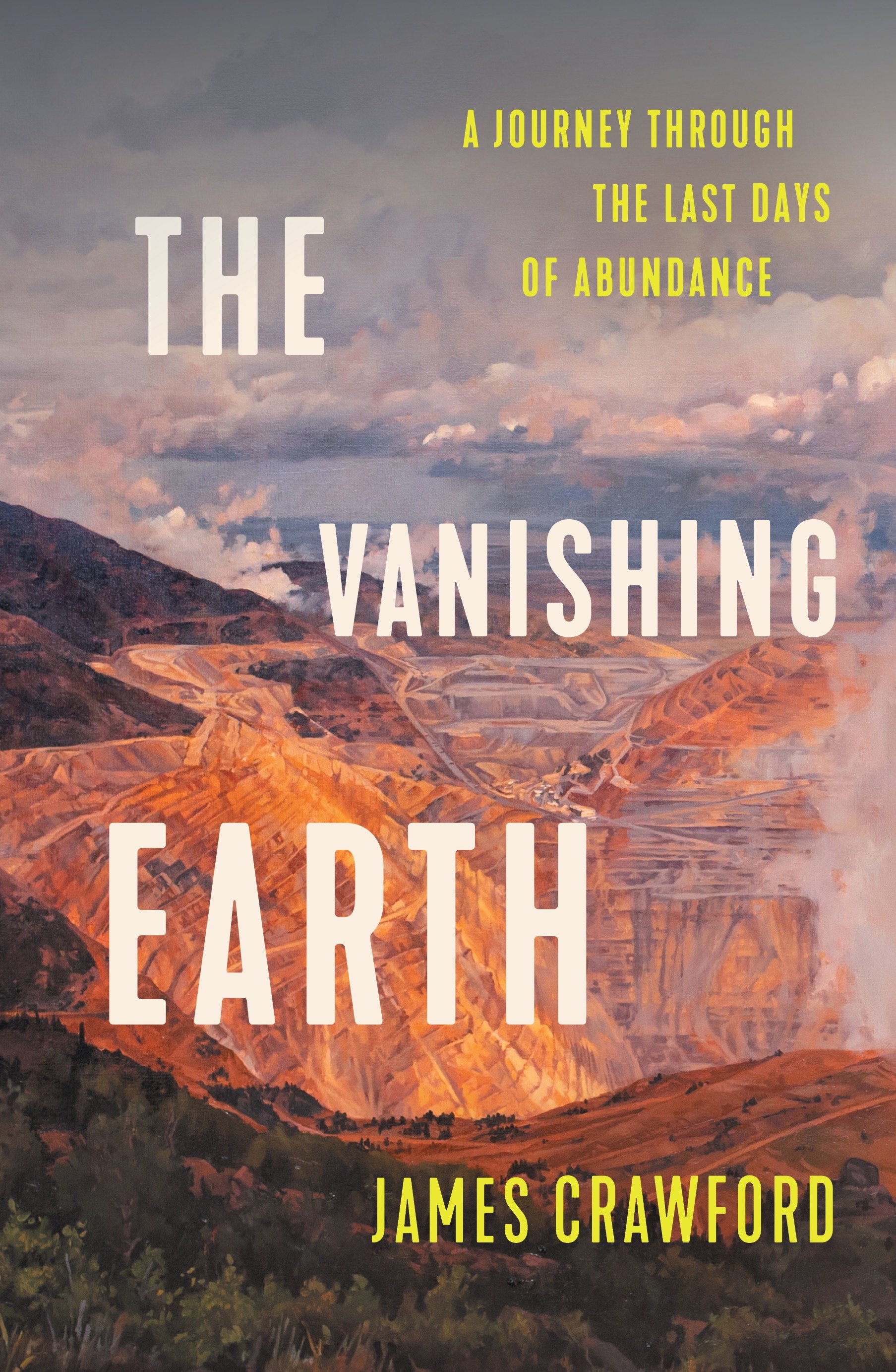 The cover for The Vanishing Earth by James Crawford