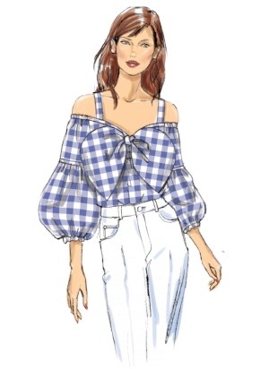 Vogue 9316 - Not a dupe, but the inspiration seems obvious to me with the gingham.