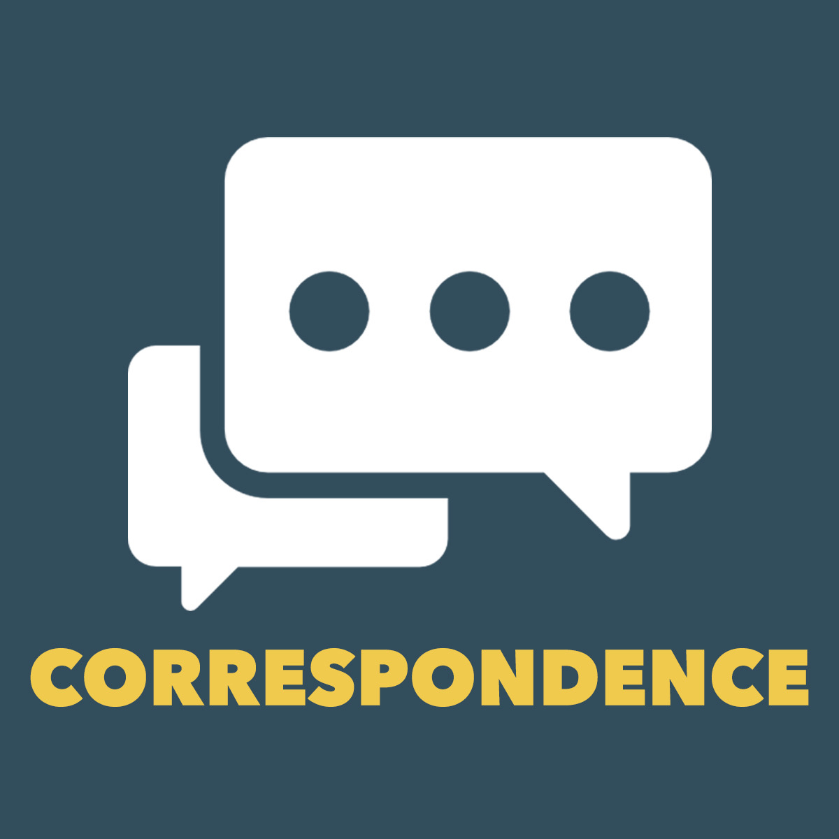 Correspondence Podcast