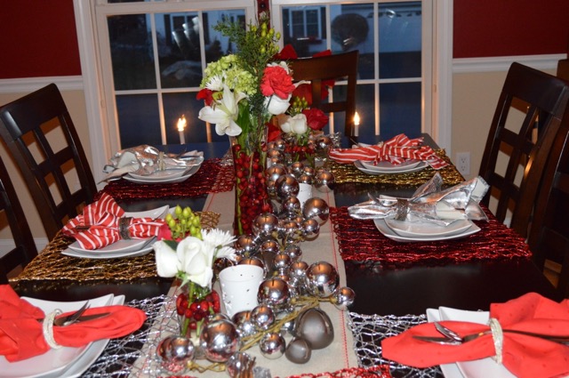 Christmas- inspired dinner party