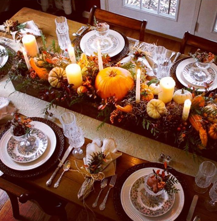 Autumn-inspired dinner party