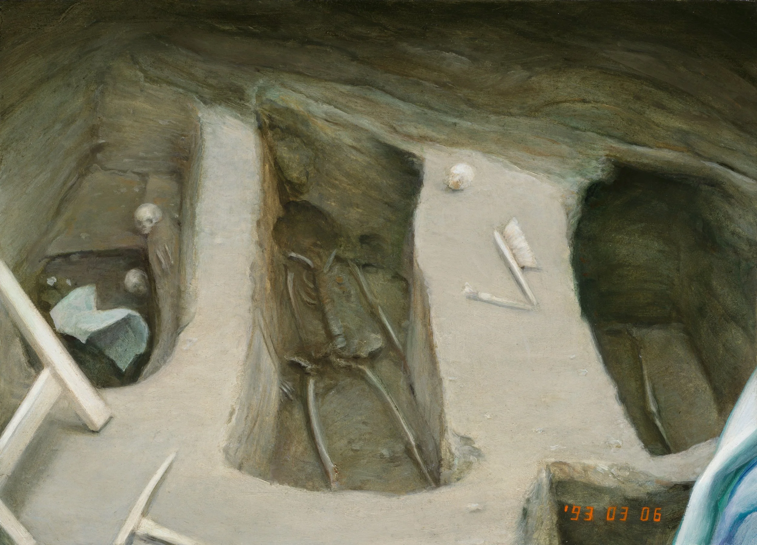 Medieval cemetery photo  (1995)