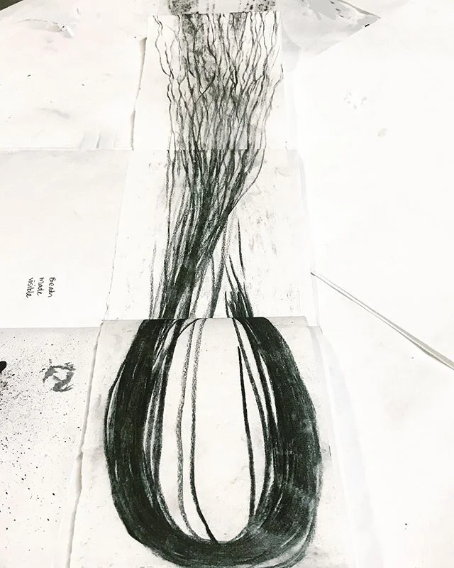 Breath made visible
This stunning result from a Drawingbreath meditation!
New dates for Drawingbreath retreats coming soon. #drawingpractice