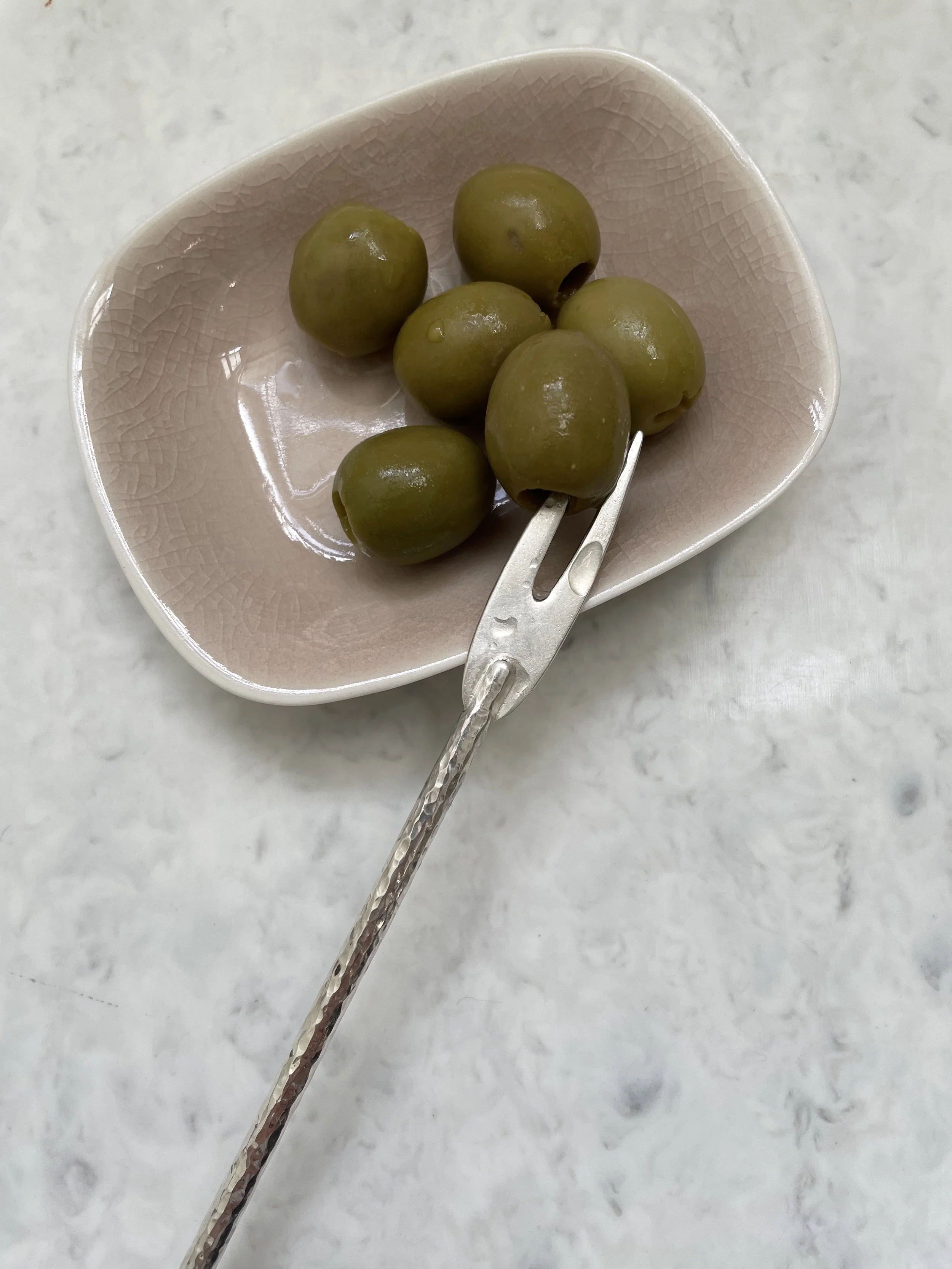 Hammered Olive Spear