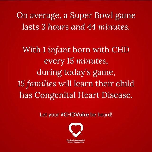 Use your #CHDVoice and share this statistic with all your friends!
.
.
.
#CHD #MLH #HeartMonth #CHDawareness #1in110 #CHDaware #HeartWarrior #HeartAngel #heartbaby #heartsurgery #heartdefect #heartwarriors #heartangels #warriors #angels #heartbabies 