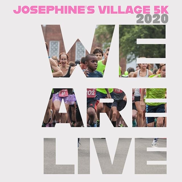 See link in bio to sign up!!!🏃🏾&zwj;♀️🏃🏽&zwj;♂️🏃🏿🏃🏻&zwj;♀️
.
.
.
#JosephinesVillage5K #JV5K2020 #JV5Kvirtual