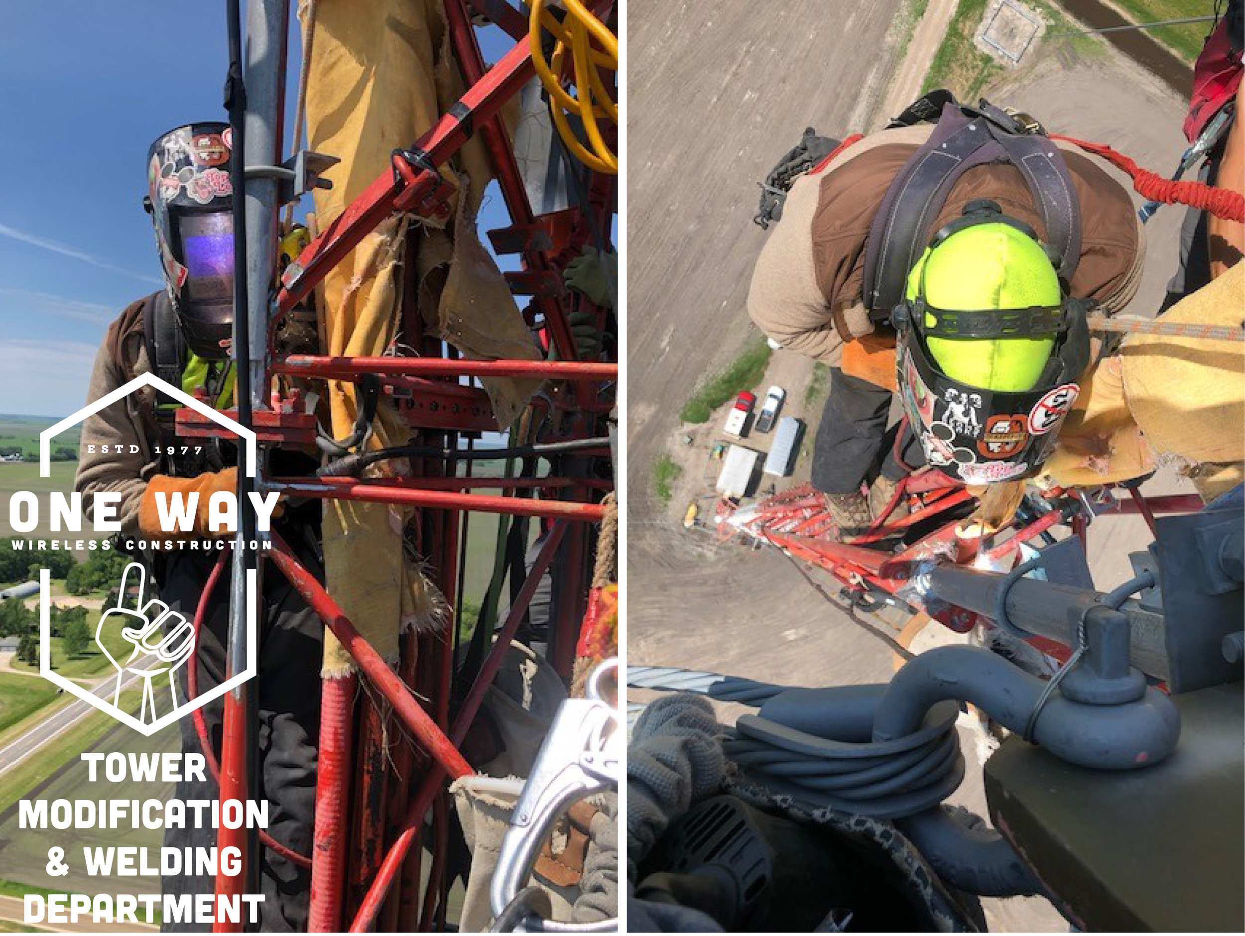 Modification and Welding Crews One Way Wireless Construction