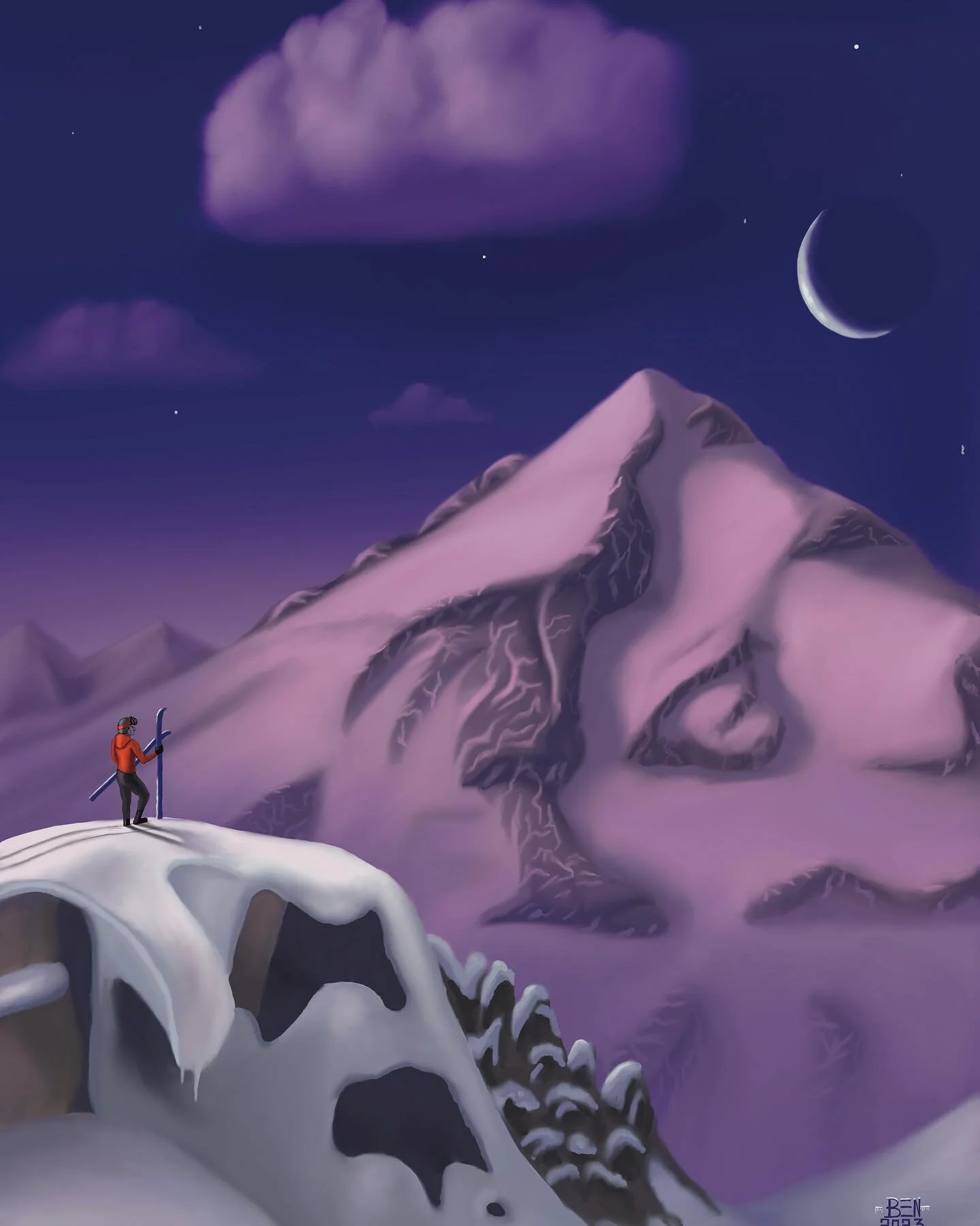 &ldquo;Fading Light&rdquo;. I just finished this incredible commission for @hugh.c.s . I had a really great time working on this project. From start to finish it was three weeks or so. It was really great to develop sketches incorporate feedback and 